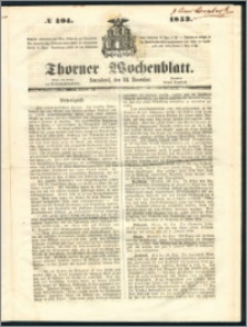 Thorner Wochenblatt 1853, No. 104