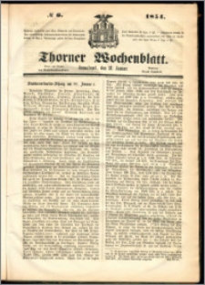 Thorner Wochenblatt 1854, No. 6