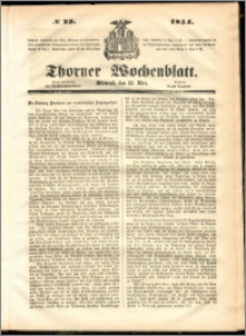 Thorner Wochenblatt 1854, No. 23