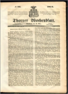 Thorner Wochenblatt 1854, No. 24