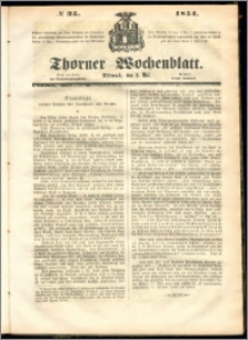 Thorner Wochenblatt 1854, No. 35