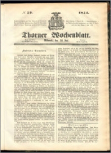 Thorner Wochenblatt 1854, No. 52