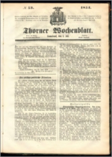 Thorner Wochenblatt 1854, No. 53