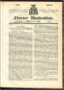 Thorner Wochenblatt 1854, No. 64