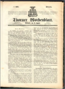 Thorner Wochenblatt 1854, No. 66