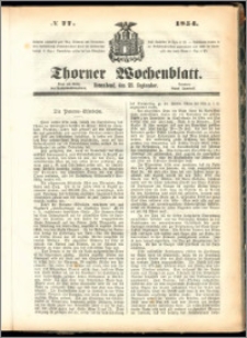 Thorner Wochenblatt 1854, No. 77