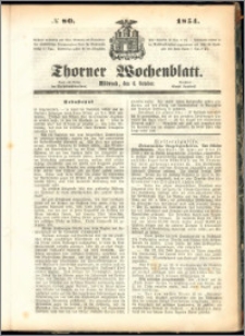Thorner Wochenblatt 1854, No. 80