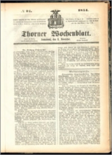 Thorner Wochenblatt 1854, No. 91