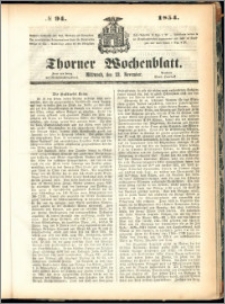 Thorner Wochenblatt 1854, No. 94