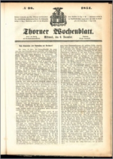 Thorner Wochenblatt 1854, No. 98