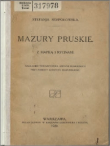 Mazury Pruskie : z mapką i z rycinami
