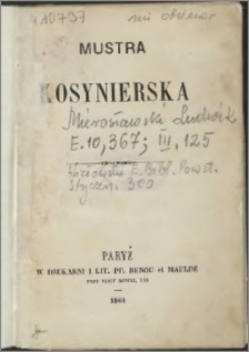 Mustra kosynierska