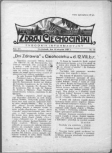 Zdrój Ciechociński 1928, R. 15 nr 14