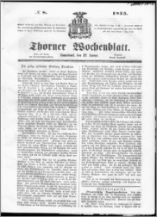 Thorner Wochenblatt 1855, No. 8