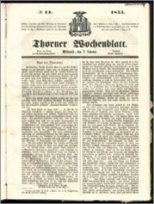 Thorner Wochenblatt 1855, No. 11