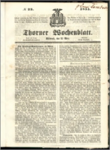 Thorner Wochenblatt 1855, No. 23