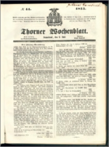 Thorner Wochenblatt 1855, No. 44 + Beilage
