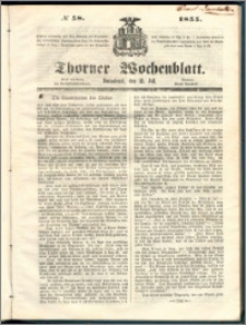 Thorner Wochenblatt 1855, No. 58