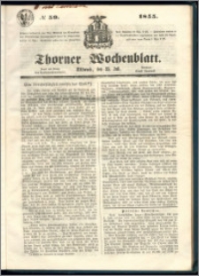 Thorner Wochenblatt 1855, No. 59