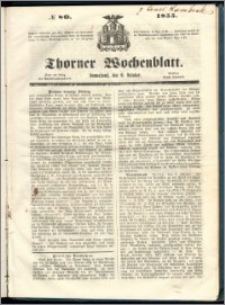 Thorner Wochenblatt 1855, No. 80