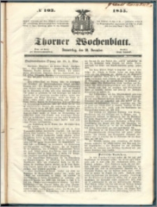 Thorner Wochenblatt 1855, No. 103