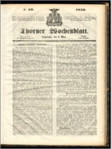 Thorner Wochenblatt 1856, No. 20 + Avis.