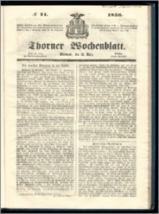 Thorner Wochenblatt 1856, No. 21