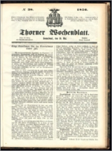 Thorner Wochenblatt 1856, No. 38
