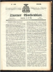 Thorner Wochenblatt 1856, No. 42