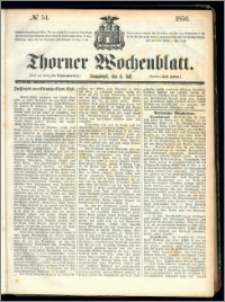 Thorner Wochenblatt 1856, No. 54