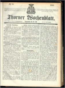 Thorner Wochenblatt 1856, No. 58