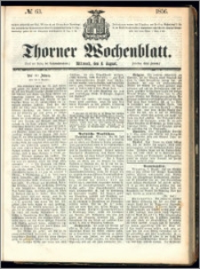 Thorner Wochenblatt 1856, No. 63