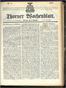 Thorner Wochenblatt 1856, No. 71