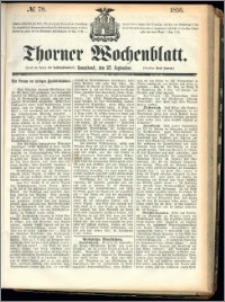 Thorner Wochenblatt 1856, No. 78