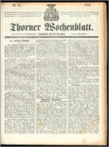 Thorner Wochenblatt 1856, No. 92 + Extra Beilage