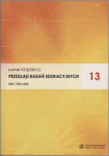 Przegląd Badań Edukacyjnych 2011 nr 2 (13)