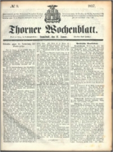Thorner Wochenblatt 1857, No. 9