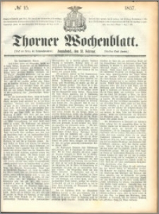 Thorner Wochenblatt 1857, No. 15