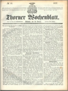 Thorner Wochenblatt 1857, No. 16