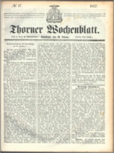 Thorner Wochenblatt 1857, No. 17