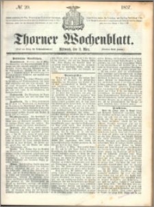 Thorner Wochenblatt 1857, No. 20