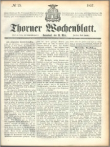 Thorner Wochenblatt 1857, No. 25 + Extra Beilage