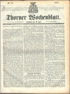 Thorner Wochenblatt 1857, No. 33