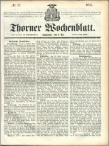 Thorner Wochenblatt 1857, No. 37 + dod. reklamowy
