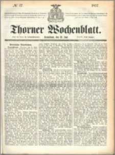 Thorner Wochenblatt 1857, No. 47