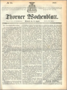 Thorner Wochenblatt 1857, No. 64 + Extra Beilage