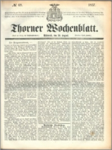 Thorner Wochenblatt 1857, No. 68