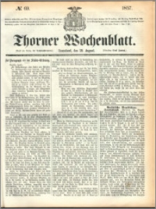 Thorner Wochenblatt 1857, No. 69
