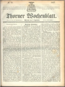 Thorner Wochenblatt 1857, No. 70