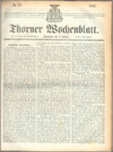 Thorner Wochenblatt 1857, No. 79
